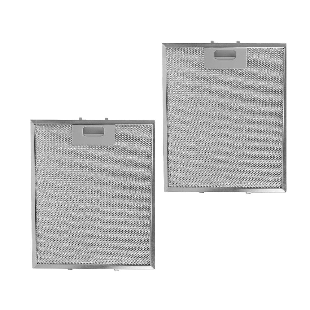 2PCS Grease Filters For RANGEMASTER Cooker Hood Metal 300 x 250mm Silver Filter