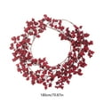thumbnail image 3 of 5.9 Ft Red Berries Garland for Christmas Tree Artificial Christmas Garlands Red Berry String Garland for Home Mantle Fireplace Winter Season Holiday Indoor Outdoor Decor, 3 of 6