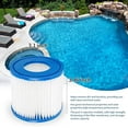 thumbnail image 3 of Keep Pool Or Spa Fresh Compatible Inflatable Hot Tub SaluSpa Filter Cartridge Clean And Clear Water For Bestway Type I 58381 Filtration Pump, Easy-to-Clean Ultimate Filtration System (2PCS), 3 of 5