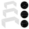 thumbnail image 4 of SHISUYAN 3pcs U-shaped Shoe Display Stands Shopping Mall Display Shelf for Makeup, 4 of 9
