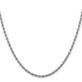 thumbnail image 6 of Auriga Fine Jewelry 10K White Gold 2.75 mm Diamond-cut Rope Chain Necklace for Women 20", 6 of 7