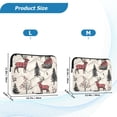 thumbnail image 4 of FORMRS 13-13.3 inch Laptop Sleeve Case Soft Carrying Quilted Computer Bag Cover, Beige Christmas Plaid, 4 of 7