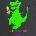 thumbnail image 3 of CafePress - Artosaurus Rex Long Sleeve Dark T Shirt - Long Sleeve Dark T-Shirt, 3 of 4