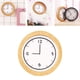 thumbnail image 5 of Reloj de madera en miniatura para casa de muñecas a escala 1:12, accesorio para sala de estar, juguete para niños Amarillo, 5 of 9