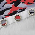 thumbnail image 4 of jejeloiu Camo Hunter Black Out Curtains,Red Gray Camouflage Curtains Pack of 2 (42x63 Each) For Teens Boys, 4 of 6