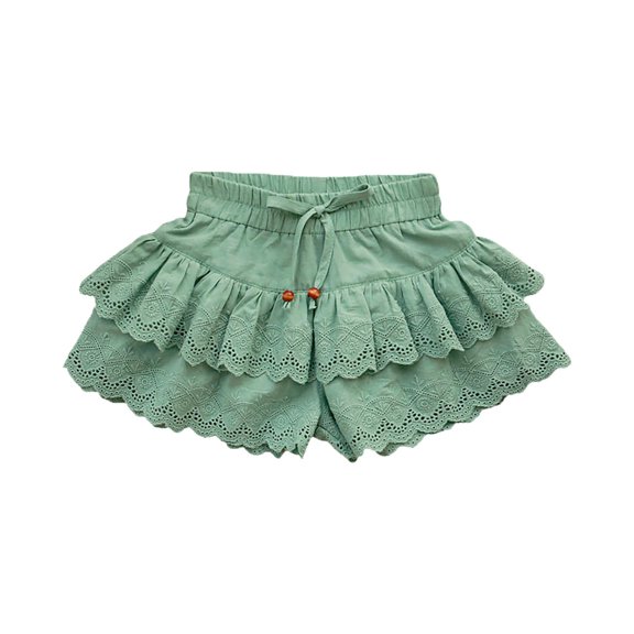 LNMQLPDBS Leopard Shorts Para Hombre Yoga Clothes Preppy Clothes Kids Girls Butterfly Shorts Size 10-12 Clothes for 5 Year Old Girls Toddler Biker, Green 12-18 Months