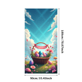 thumbnail image 3 of Spring Themed Yellow Ribbon Banner with Spring Awakening TextBasket of Colorful Flower Field Background Celebrations Gatherings and Family Photo Props, 3 of 4