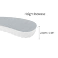 thumbnail image 2 of Unique Bargains 2 Pair Height Increase Shoe Inserts White, Gray 13.5, 2 of 6