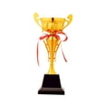 thumbnail image 1 of Trofeo de partido de fútbol, ​​Trofeo de premios de competiciones con trofeo de base, Fútbol 32cm, 1 of 9