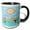 Black/White, variant on 3drose, Fair, Roller Coaster, Ferris Wheel, Elephant, Bear, Carousel, 11oz Two-tone Yellow Mug