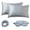 Style 2, variant on Satins Pillowcase Eye and Hair Scrunchie Set Perfect for Relaxation and Hair Health