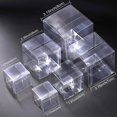 thumbnail image 1 of Cajas de regalo de PVC transparente cuadradas para dulces, chocolates, joyas, embalaje para bodas y Navidad, 30 o 50 unidades, 1 of 5