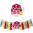thumbnail image 2 of BESTYASH Accesorio Para Fiesta Cumpleaños Banner Banderín Tema Granja Fácil De Usar, 2 of 3