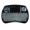 thumbnail image 1 of iPazzPort Mini Clavier Sans Fil Rétroéclairé avec Pavé Tactile Souris Combo Batterie Li-ion Rechargeable et Télécommande Multimédia Portative pour Android TV Box Téléviseur Intelligent Ordinateur Portable PC, 1 of 9