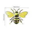 thumbnail image 3 of Adorno colgante de hierro para jardín – Adorno de mariposa de metal pintado a mano para valla exterior, patio o terraza – Artesanía rústica resistente a la intemperie, 3 of 6