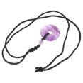 thumbnail image 4 of Natural Crystal Pendant Chinese Safe Stone Necklace For Jewelry Lovers 1Set Delicate Traditional Round Design In Purple Color, 4 of 4