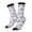 2 Black-1, variant on Butterflies in Pastel Crew Socks for Men & Women, Breathable Casual Athletic Ankle Socks