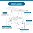 thumbnail image 3 of Honey Can Do Heavy-Duty Gullwing Collapsible Clothes Drying Rack, 3 of 5