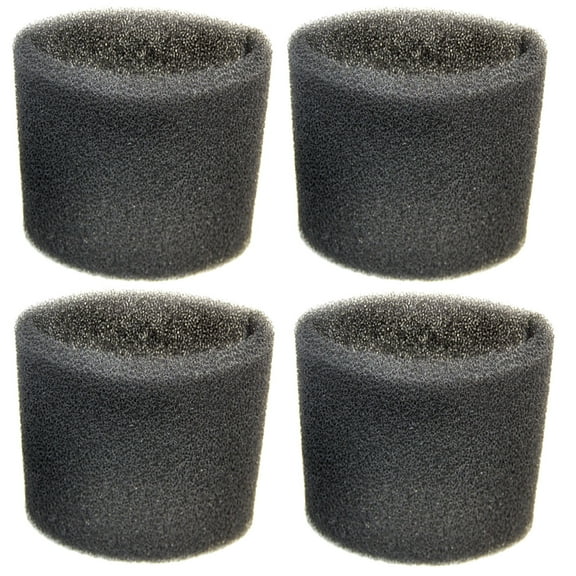 HQRP 4-pack Foam Filter Sleeve for Shop-Vac SS11-450, SS14-300A, SS16-450, SS16-550A, 598-16-27, 598-12-27, 598-08-27, 598-60-27 Walmart Wet Dry Vacuum Series