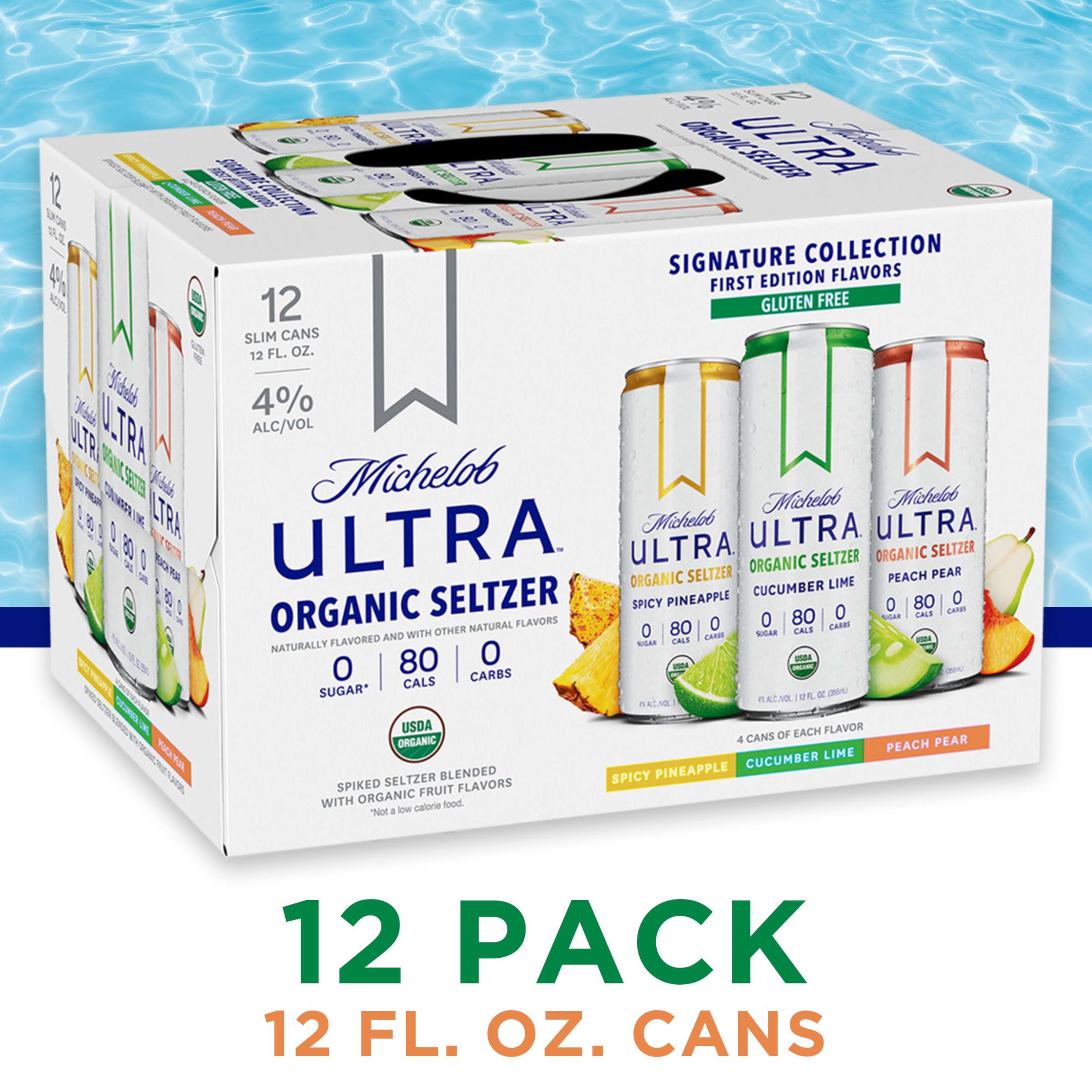 Michelob ULTRA Organic Hard Seltzer, Variety Pack, 12 Pack, 12 FL OZ