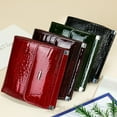 thumbnail image 2 of Women’s Red Genuine Leather RFID Blocking Bifold Wallet Clutch Purse with Card Slots, Bill Compartments, Photo Holder & 2 SD Card Holders, 2 of 14