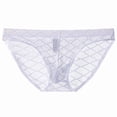 thumbnail image 4 of SGFCWSX Men's Sheer Mesh Lace Briefs** White XXXL, 4 of 6