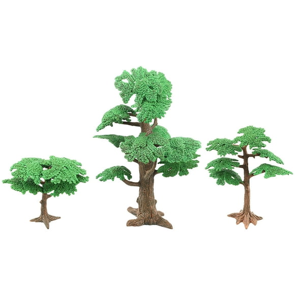 unbranded 3Pcs Fake Plant Outdoor Artificial Cypress Props Green Plastic Decoration