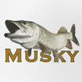 thumbnail image 2 of CafePress - Monster Musky - Adjustable Unisex Printed Trucker Hat with Mesh Back, 2 of 8