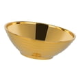 thumbnail image 4 of WEUVEB 1Set Metal Serving Bowl Flat Bottom Ramen Noodle Bowls For Buffet Tableware 11.8*7.1*2.5in, 4 of 8