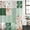 Green, variant on Boho Spring Floral Shower Curtain Set - Small 36" x 72" Washable Bathtub Curtain with 12 Hooks, Vintage Flowers Patchwork Plaid Pink Waterproof Fabric Stall Shower Curtains for Bathroom/Bathtub