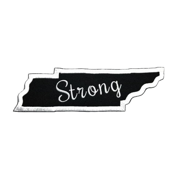 Nashville Strong Tennessee Strong Cookeville Strong Embroidered\Applique Iron On Patch