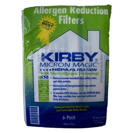 10 Sacchetti Per Aspirapolvere Kirby In Microfibra - Modelli Sentria, Avalir, G Series - Sostituti 204808, Allergen Filter, HepaLike - 5