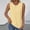 Yellow, variant on Sevevn Women's Eyelet Pleated Sleeveless Tank Top Lightweight Crew Neck Casual Cami for Summer Light Blue 2XL