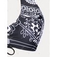 thumbnail image 3 of Bikini Acolchado Sujetador Cordones Tamaño Grande Rosegal Camisetas sin mangas de talla grande, 3 of 5