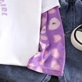 thumbnail image 4 of JUMEYU Baby Clothes for Girls Girl's Graphic Print Round Neck Short Sleeve Tee Summer Casual T Shirt 2T 3T (Purple,2-3 Years), 4 of 8