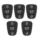 thumbnail image 1 of Ouitble Cubierta del botón de la Carcasa de la Llave del automóvil, Almohadilla de Goma de 3 Botones de la Carcasa de la Llave remota del automóvil de Repuesto de 5 Piezas(1), 1 of 5