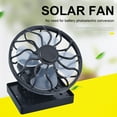 thumbnail image 4 of Yucurem Mini Solar Fan with Clip, Portable Desktop Table, Table Collar Fan for Home Office (A), 4 of 9