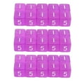 thumbnail image 2 of 30PCS Cubes, Plastique Coloré Transparent, Design Portable Compact pour les Jeux, 2 of 8