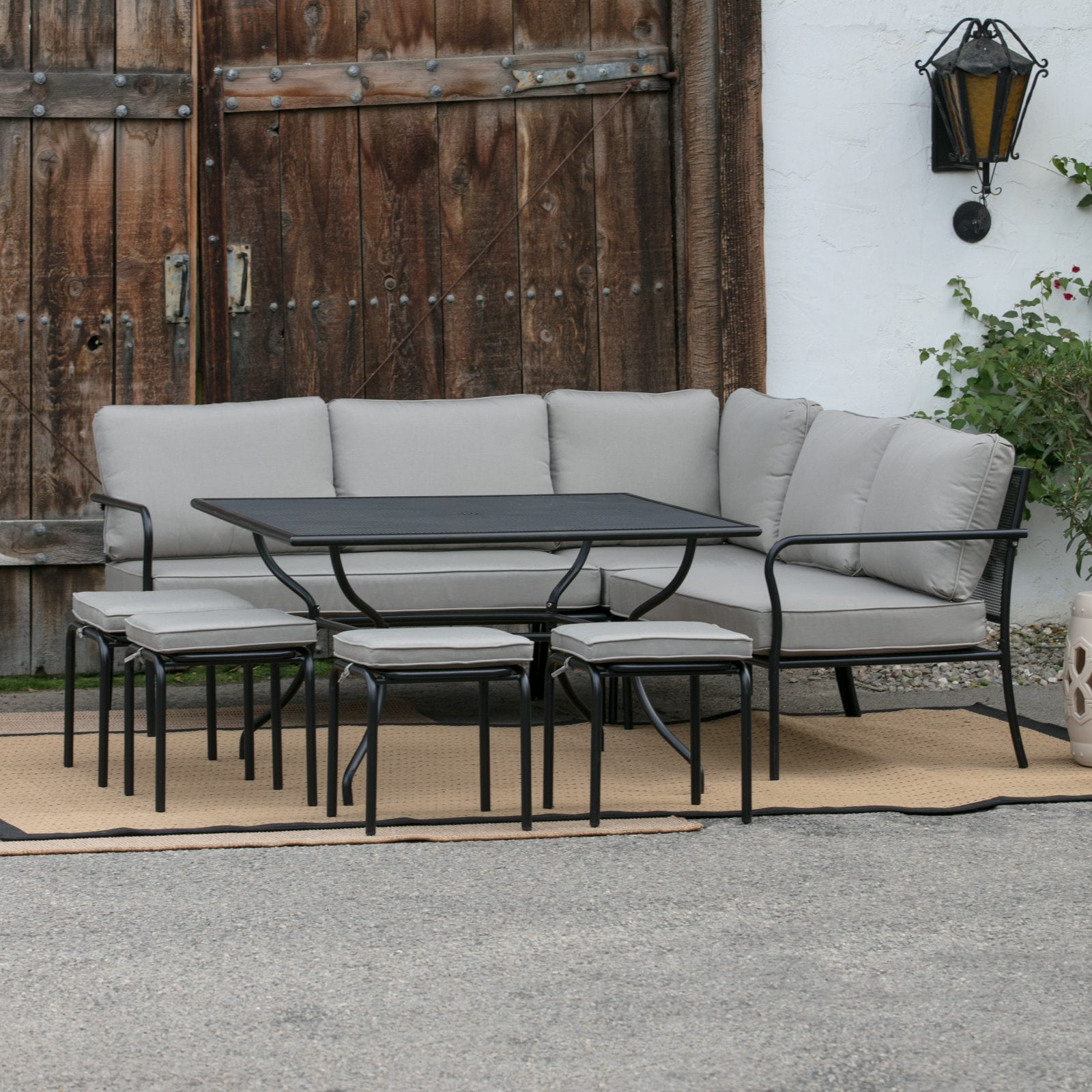 Belham Living Parkville Metal Sofa Sectional Patio Dining Set Belham Living Parkville Metal Sofa Sectional Patio Dining Set Com