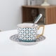 thumbnail image 1 of Juego de Taza y plato de té y café Sharpla 250 ml B verde, 1 of 7