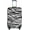 black white Zebra Print, variant on Luggage Cover black white Zebra Print Suitcase Covers Elastic Dustproof Protector For 18-32 Inch Luggage Washable And Decorative Travel Bag Cases(L)