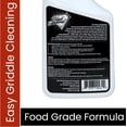 thumbnail image 5 of Black Diamond Stoneworks Griddle & Grill Cleaner – Flat Top Griddle Cleaner, Non-Caustic, Food-Contact Safe, Unscented, Residue-Free, Stainless & Cold-Rolled Steel, 32 fl oz (32), 5 of 6