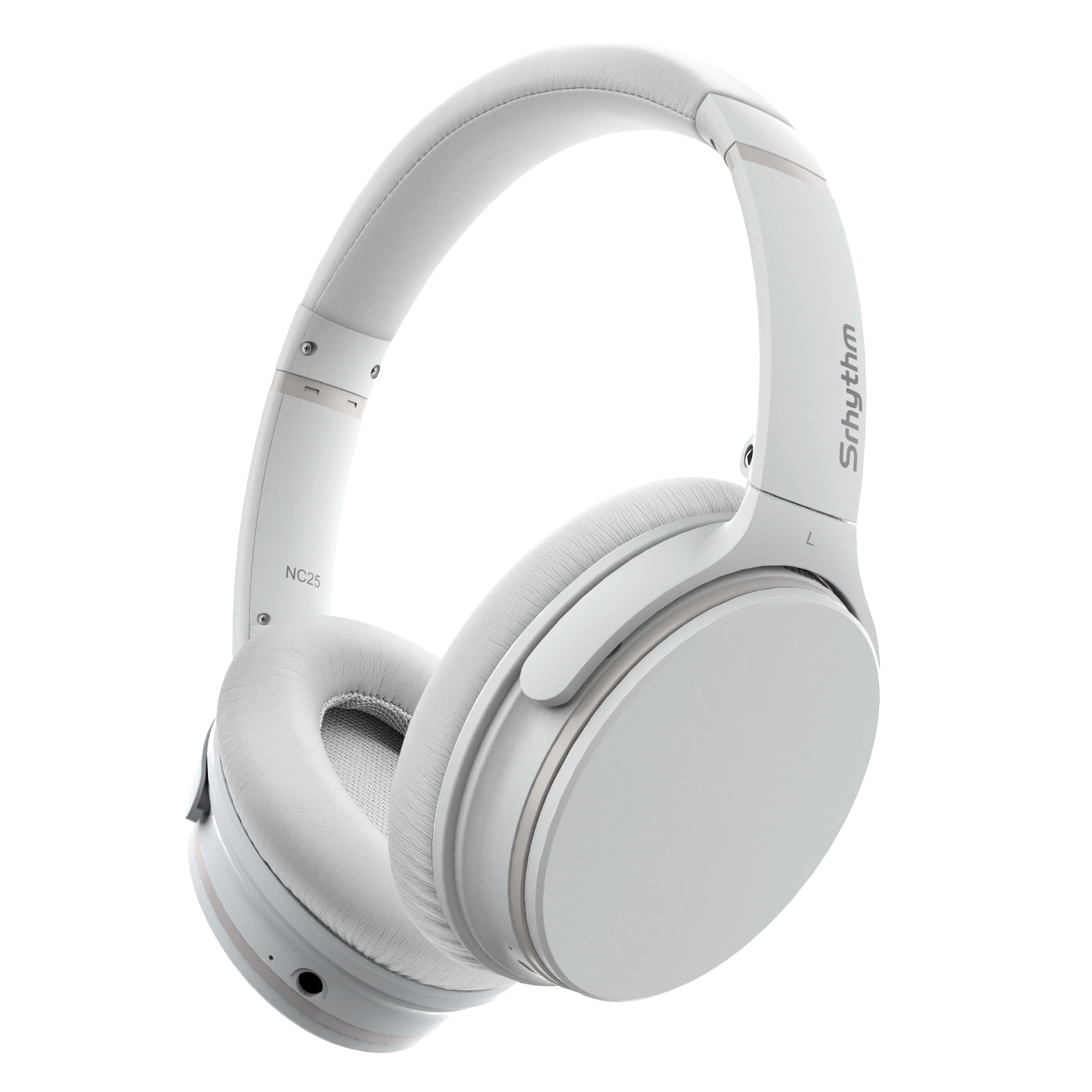 Srhythm NiceComfort 25 Adaptive Hybrid Noise Cancelling Headphones Wireless,with Spatial Audio,ENC,Low Latency Game Mode