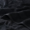 thumbnail image 3 of Superior Egyptian Cotton Absorbent Black Bath Towel Set of 4, 3 of 13