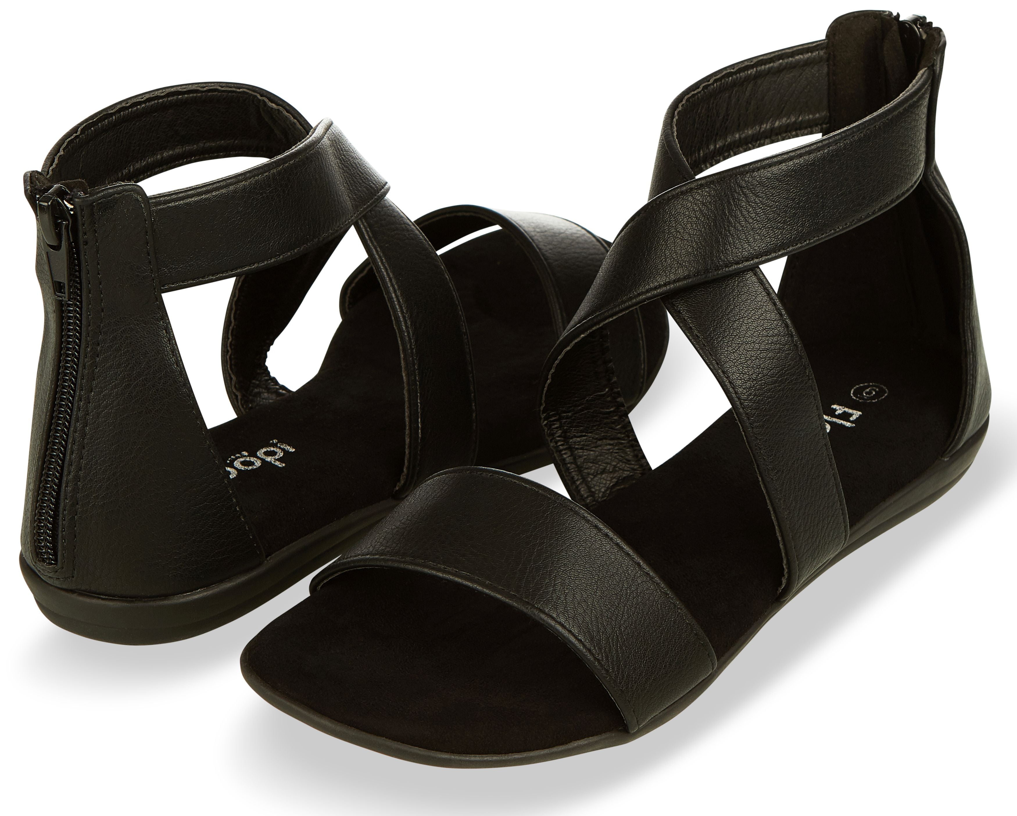 gladiator sandals with toe strap