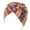 D, variant on PINQI Female Stretch Headwrap Women Ethnic Boho Floral Hair Cover Wrap Turban Headwear Turban Cap For Women Cancer Head Hat Cap