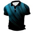 thumbnail image 5 of Rrunsv Polo T-Shirts for Men Men's Casual Polo Shirts Classic Button Basic Short Sleeve Shirt Solid Color Tees Sky Blue,S, 5 of 5