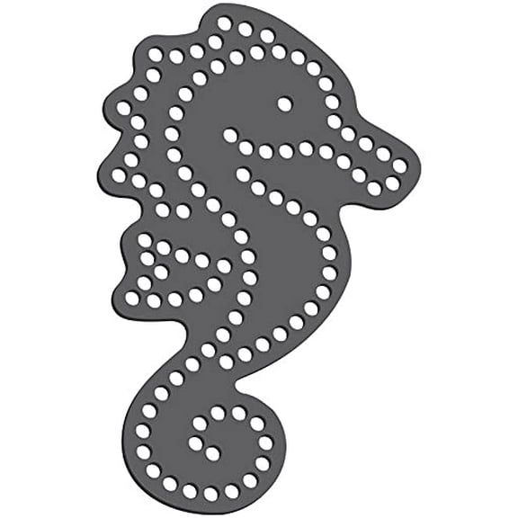 Magnetic Rhinestone Template(s) - SEAHORSE 001