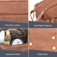 thumbnail image 3 of Neceser Rustic Town Leather Dopp Kit resistente al agua, 3 of 6