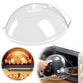 thumbnail image 1 of Microwave Oven Cover Heat Oil Proof, Splatter Guard Transparent Microwave Food Cover for Hot Dishes, Reusable Kitchen Cooking Tool for Preventing Splashes, 1 of 6